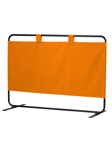 Separador terraza bar tejido oscuro