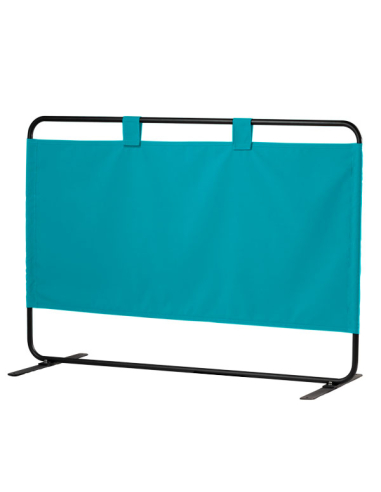 Separador terraza bar tejido oscuro