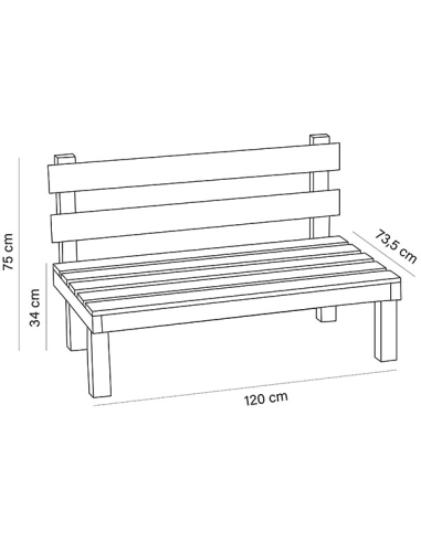 Sillón 2 plazas Chill Out