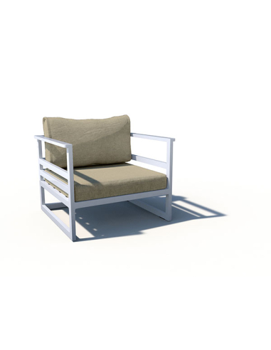 Sillón aluminio 1 plaza