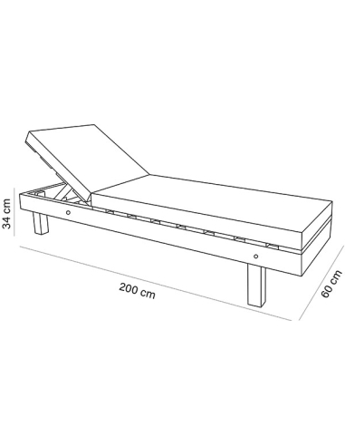 Tumbona Chill Out madera