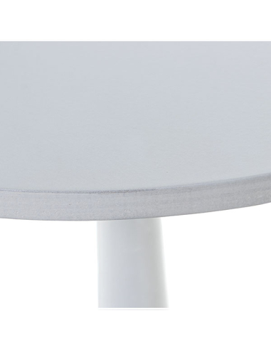 Mesa auxiliar madera blanca