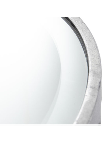 Set 2 mesas auxiliares plateadas con...