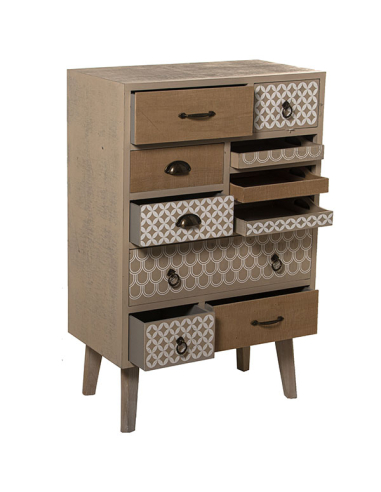 Aparador madera con 7 cajones y 3...