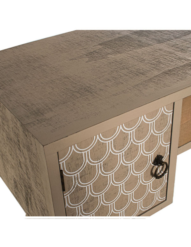 Mueble entrada madera con 4 cajones