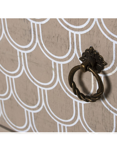 Mueble entrada madera con 4 cajones