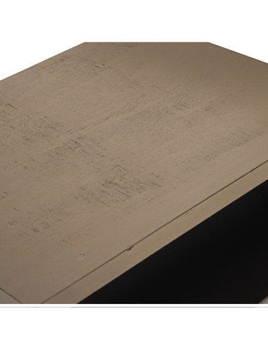 Mesita de noche madera con 3 cajones