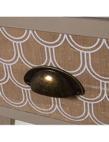 Cómoda madera con 5 cajones