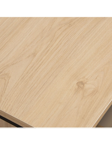 Mesa de entrada metal negro con 2...