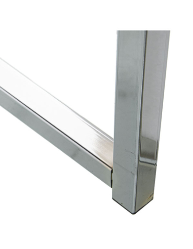 Set 2 mesas auxiliares metal y espejo