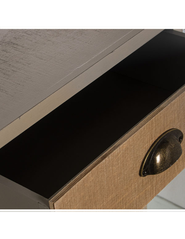 Mueble entrada madera con 3 cajones