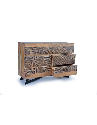 Cómoda Manila madera de acacia