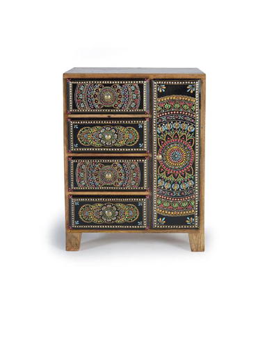 Telefonera madera de mango pintados a...