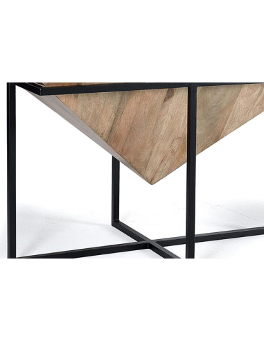 Mesa de centro madera de mango base...