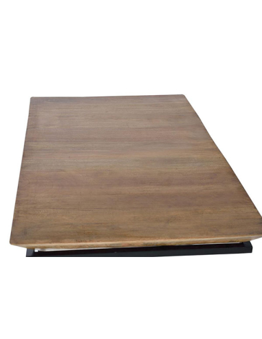 Mesa de centro madera de mango base...