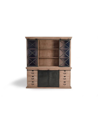 Vitrina alacena estilo industrial