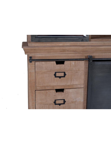 Vitrina alacena estilo industrial