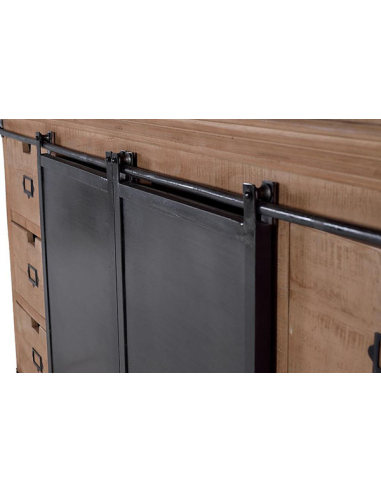 Vitrina alacena estilo industrial