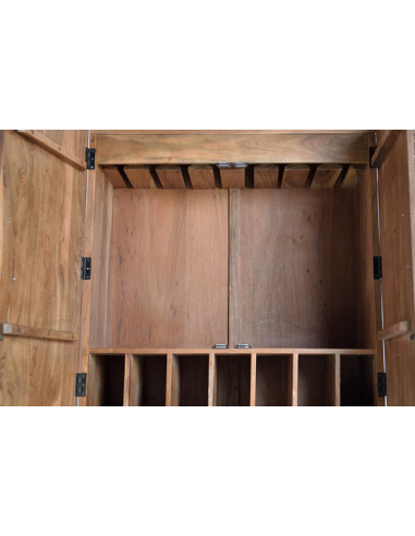 Vitrina mueble botellero Lagos madera...