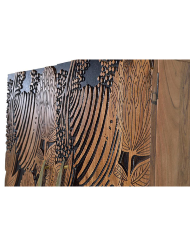 Vitrina mueble botellero Lagos madera...