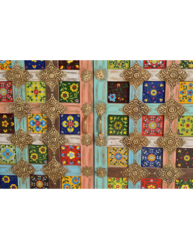 Aparador bufet Mosaico madera de mango