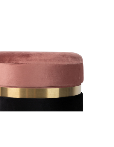 Set 2 puffs velvet tonos grises,...