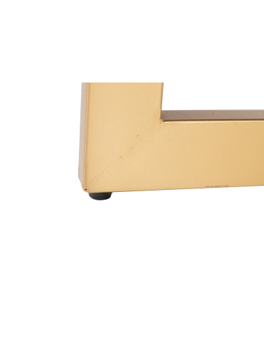 Mesa de comedor MDF metal negra y... Mesa de comedor MDF metal negra y...