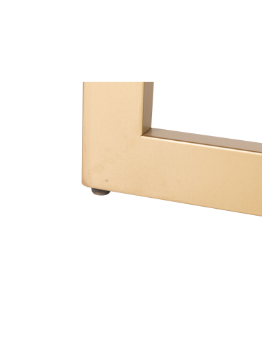 Mesa de comedor MDF metal negro y...