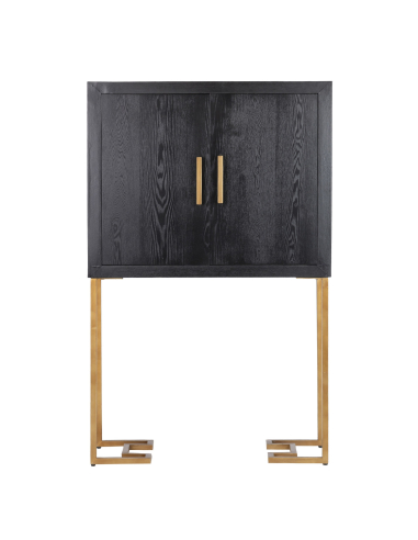 Aparador negro-dorado