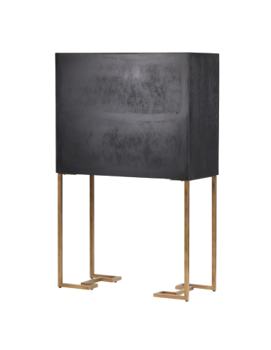 Aparador negro-dorado