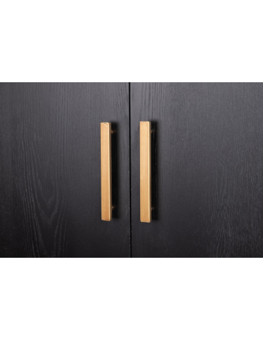 Aparador negro-dorado