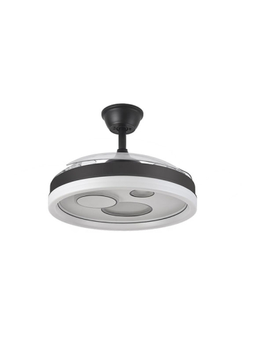 Ventilador DC Turia Negro y Blanco 3...