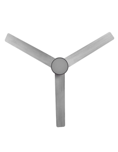 Ventilador DC Teo Niquel 3 aspas Gris