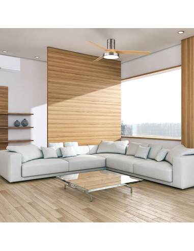 Ventilador DC Pax Níquel 3 aspas Haya