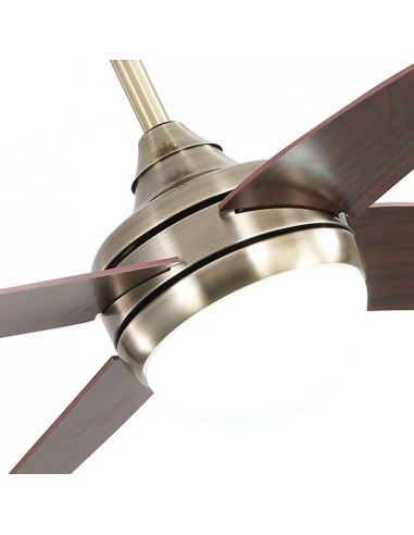 Ventilador DC Klod Cuero y Cerezo 4...