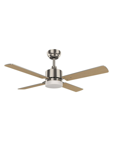 Ventilador DC Hupe Níquel 4 aspas