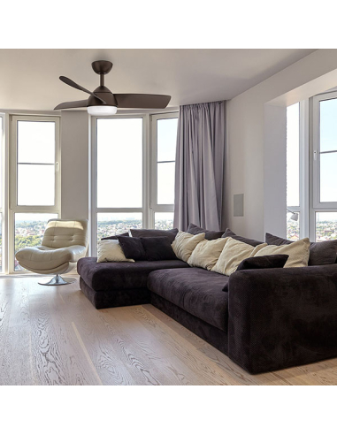 Ventilador DC Haur Marrón 3 aspas