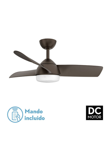 Ventilador DC Haur Marrón 3 aspas