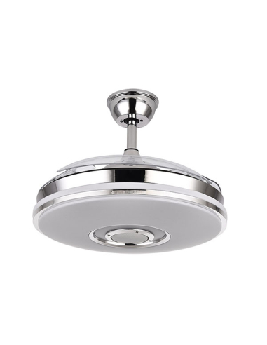 Ventilador DC Noto Cromo 3 aspas...