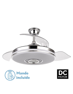 Ventilador DC Noto Cromo 3...