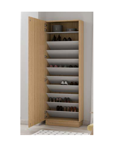 Mueble Zapatero alto y ancho Natura...