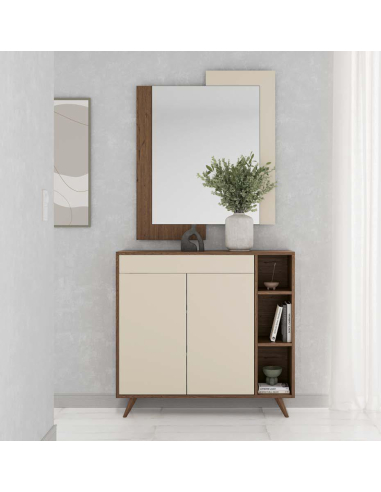 Mueble Recibidor cajón, dos puertas y...