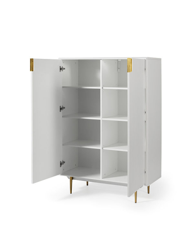 Aparador alto cubo Candem blanco...