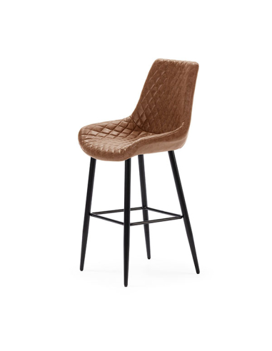 Set 2 Taburetes ST-118 polipiel marrón