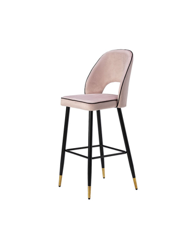 Set 2 Taburetes ST-539 terciopelo rosa