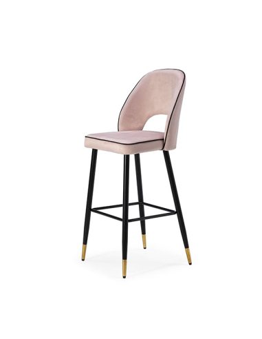 Set 2 Taburetes ST-539 terciopelo rosa