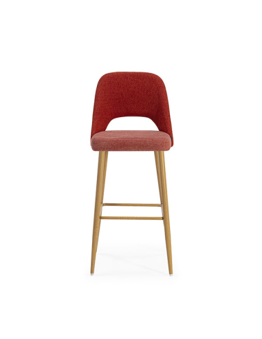 Set 2 Taburetes ST-624 tela teja...