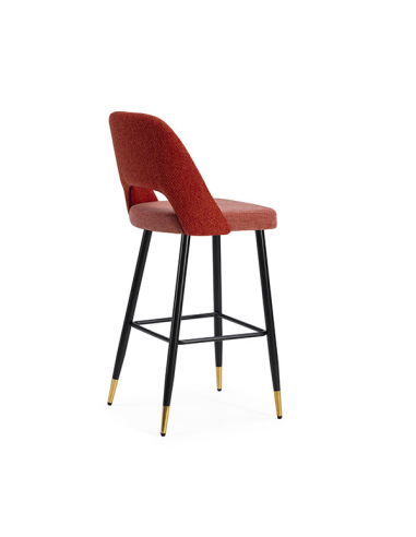 Set 2 Taburetes ST-624 tela teja...