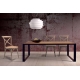Mesa de comedor madera mango macizo y forja Mesa de comedor madera mango macizo y forja