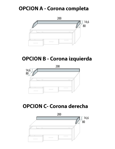Compacto juvenil Basic R-64 con nido...